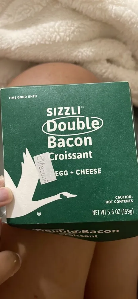 Double Bacon Croissant