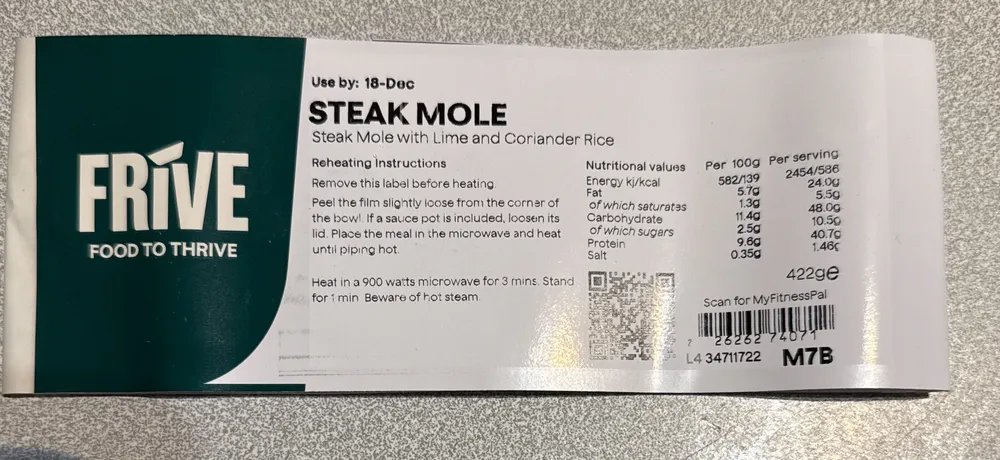 Steak Mole with Lime and Coriander Rice