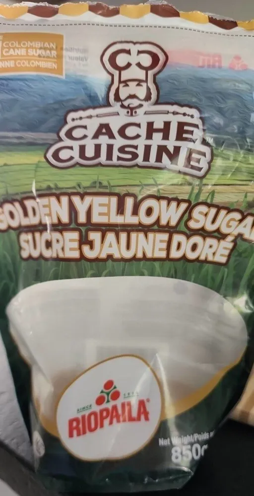 Sucre jaune doré