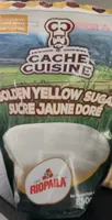 Sucre jaune doré