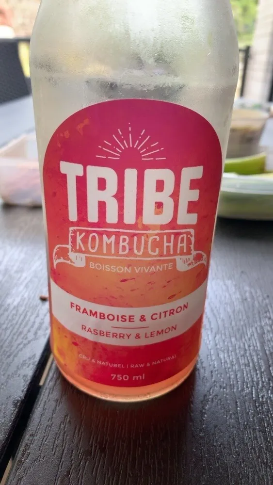 Kombucha framboise et citron