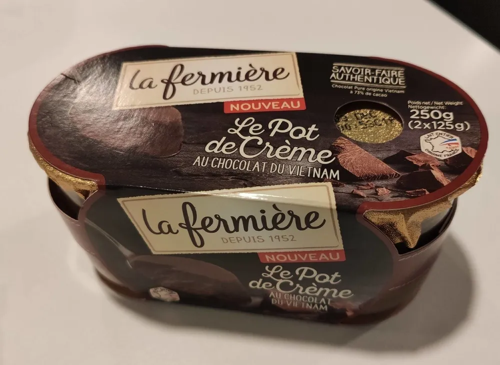 Le pot de crème - au chocolat du vietnam