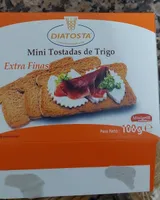 Mini tostadas de trigo