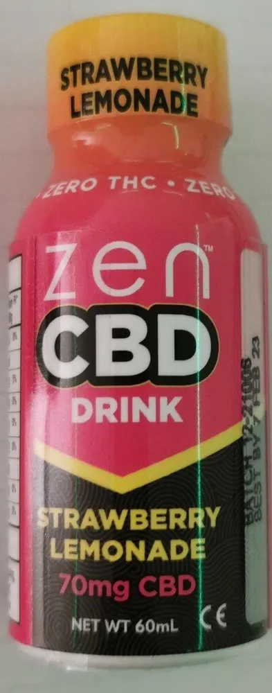 Zen CBD DRINK STRAWBERRY LEMONADE