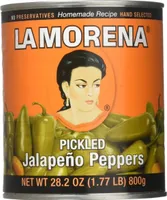 Whole pickled jalapeño peppers
