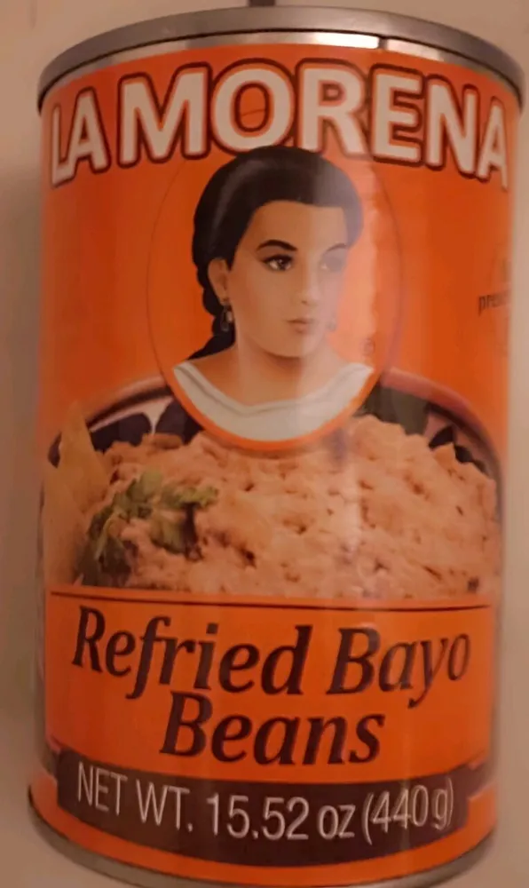 Refried bayo beans