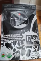 Oats and hemp milk mix