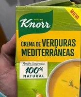 Crema de verduras mediterráneas