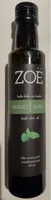Huile d’olive au basilic