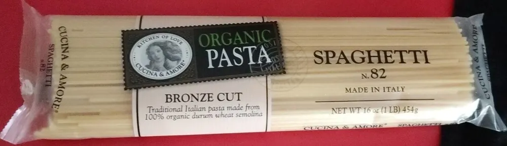 Organic Bronze Cut Spaghetti # 82