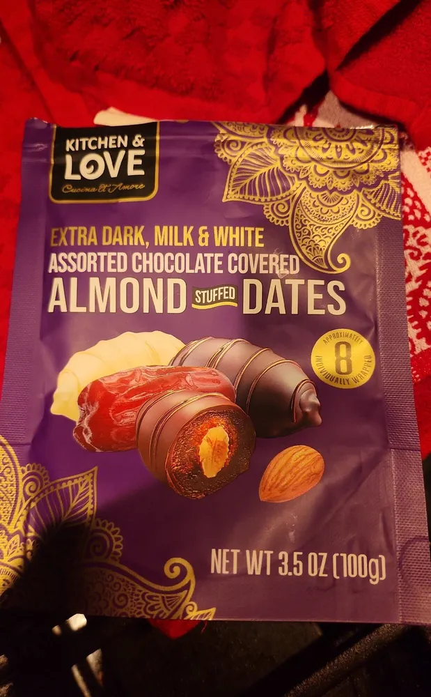 Almond Stuffed Dates