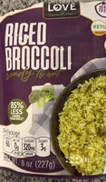 Riced broccoli