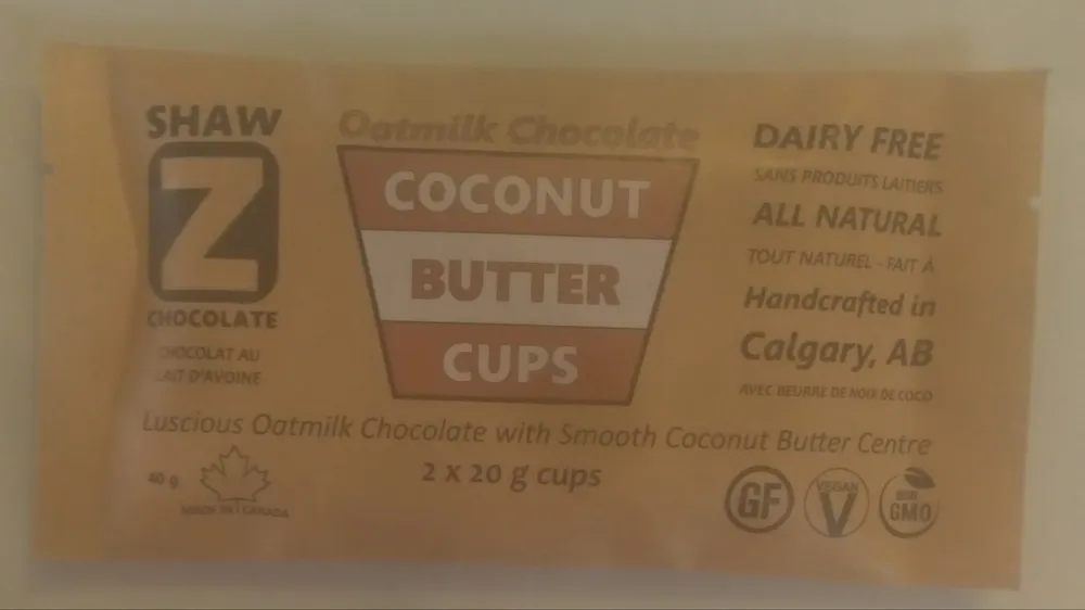 Oatmilk Chocolate Coconut Butter Cups