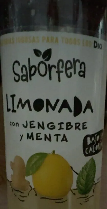 Limonada con jengibre y menta