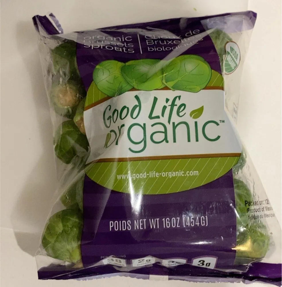 Organic brussels sprouts