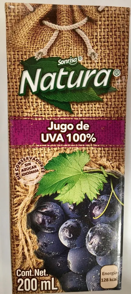 Sonrisa Natura jugo de Uva 100%