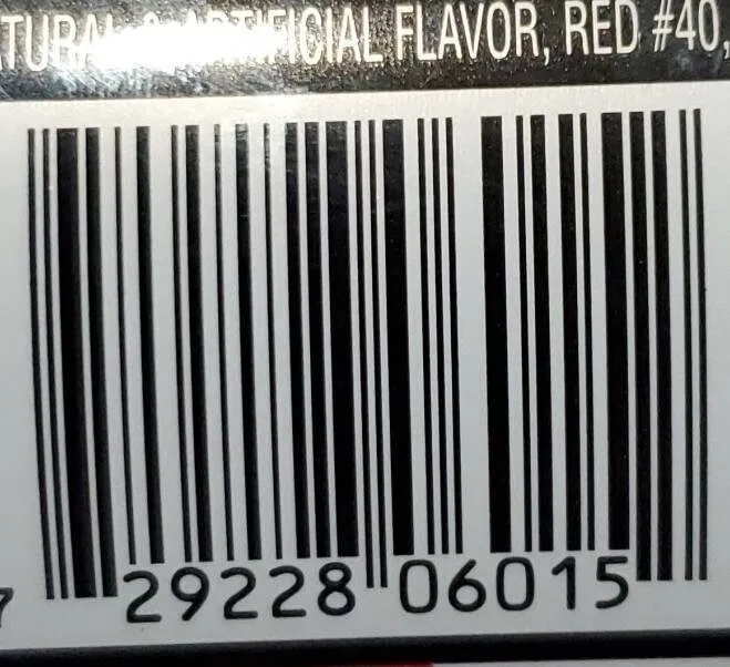 Mike and ike cherry flavoured soda