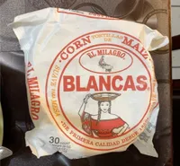 BLANCAS Corn Tortillas