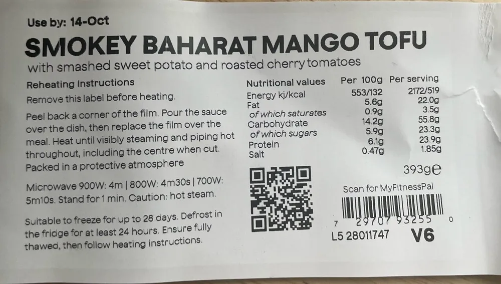 Smokey Bagar at Mango Tofu