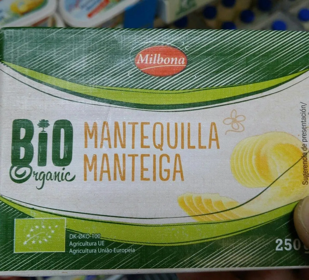 Mantequilla Bio Milbona