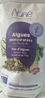 Algues déshydratées de l'Ile de Ré Trio d'algues Aonori, Nori & Laitue de Mer