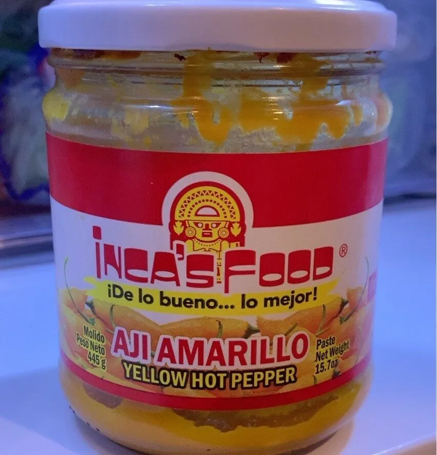 Aji amarillo paste hot yellow pepper paste