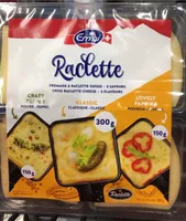 Fromage à raclette suisse -3 saveurs