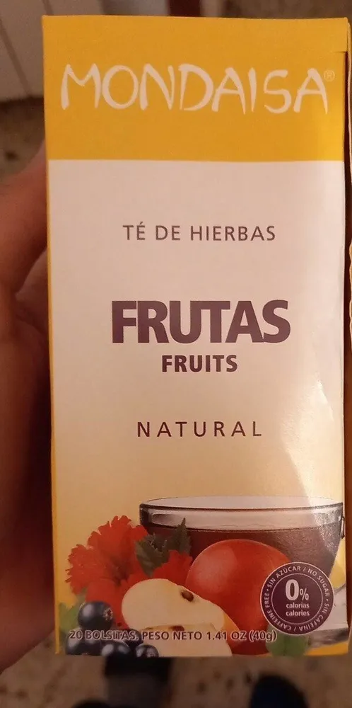 Te de hierbas frutas