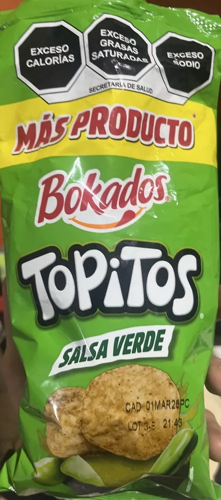 Topitos Salsa Verde