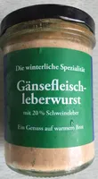 Gänsefleischleberwurst mit 20 % Schweineleber
