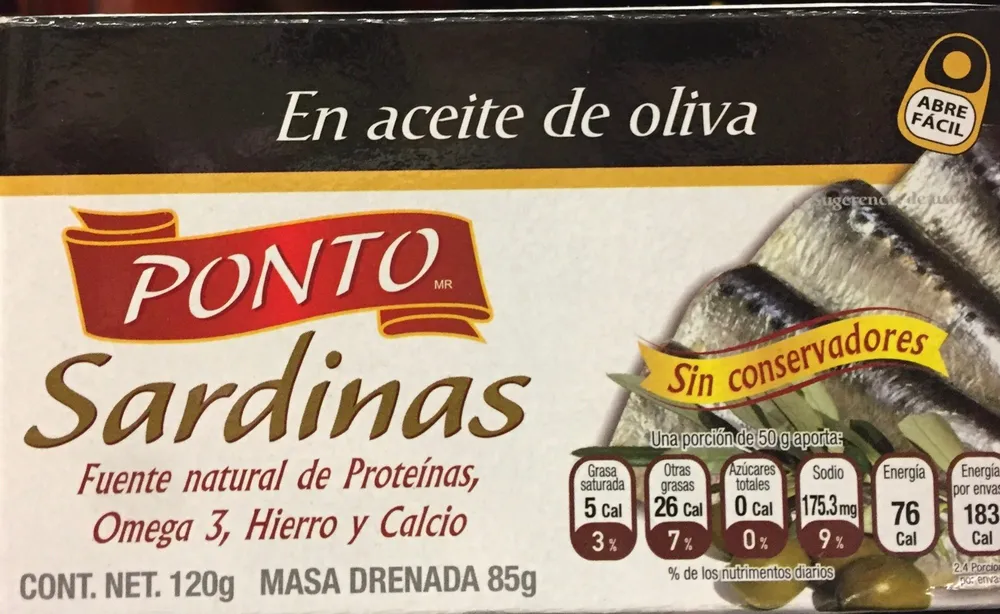 Sardinas en aceite de oliva