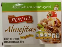 Almejitas Ahumadas en aceite vegetal