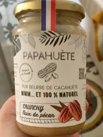 Beurre de cacahuete crunchy noix de pecan