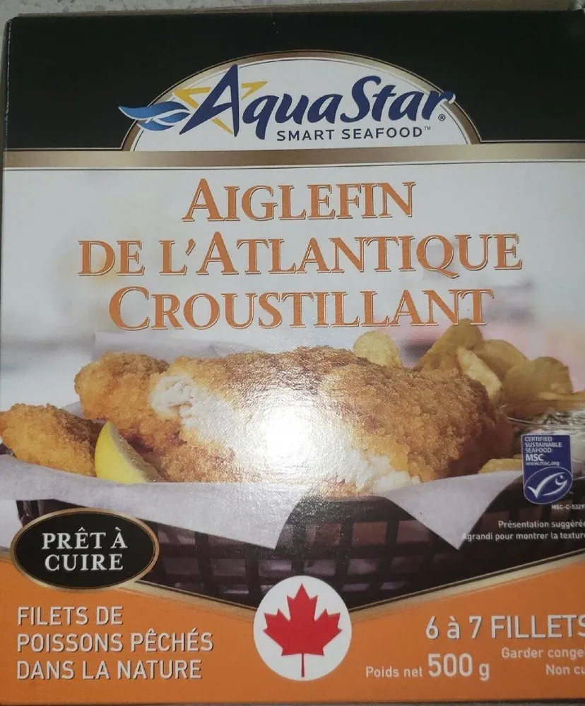 Aiglefin de l'atlantique croustillant