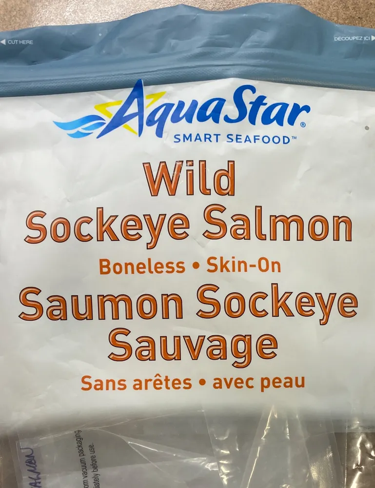 Wild Sockeye Salmon, Boneless, Skin-on