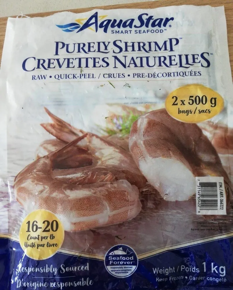 Crevettes Naturelles