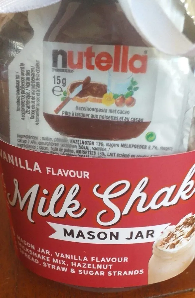 Vanilla flavour milk shake