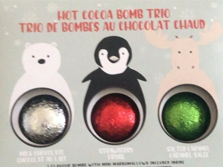 Hot cocoa bomb trio