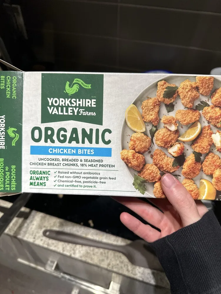 Bouchées de poulet bio