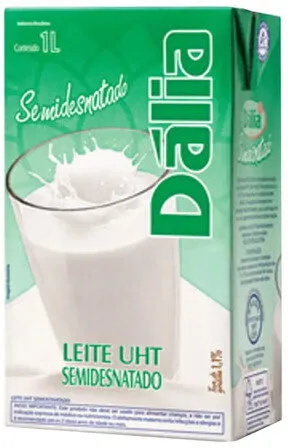 Leite Uht Semidesnatado Dália Caixa 1l