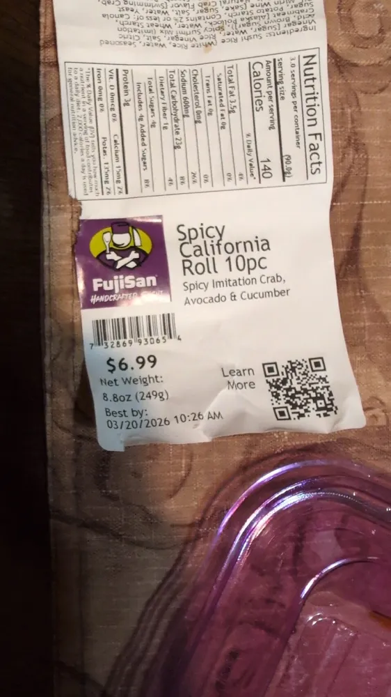 Spicy California Roll 10pc