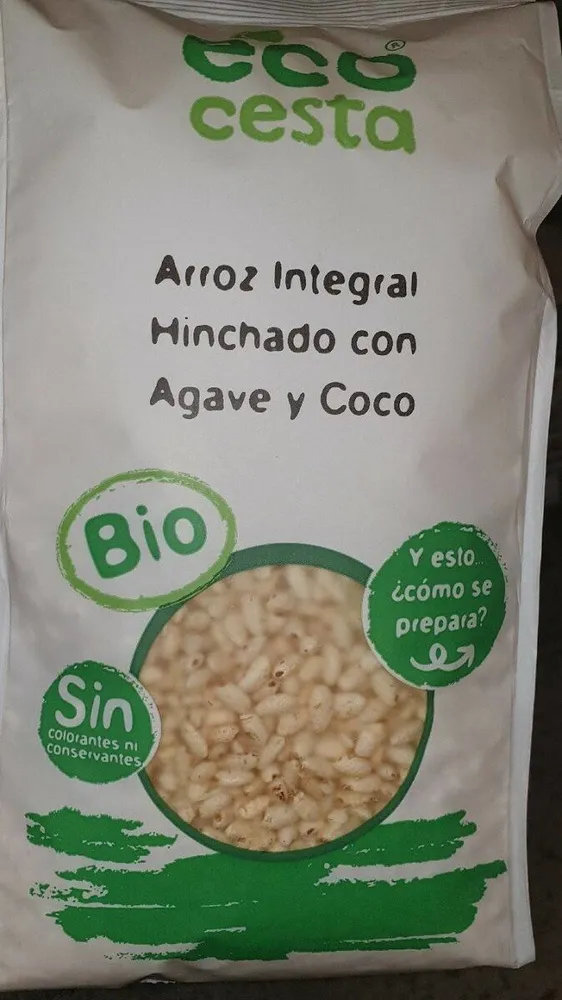 Arroz Integral Hinchado con Agave y Coco