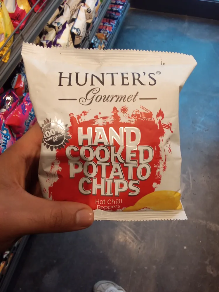 Hand Cooked Potato Chips Hot Chilli Peppers