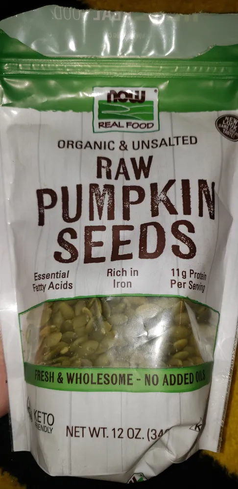 Organic Raw Pumpkin Seeds Unsalted