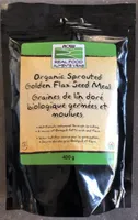 Graines de lin doré biologiques germées et moulues