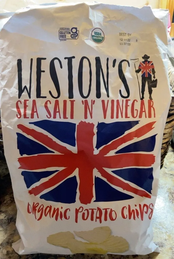 Sea salt and vinegar chips