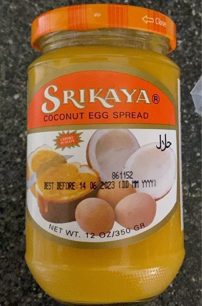 Srikaya Coconut Egg Spread