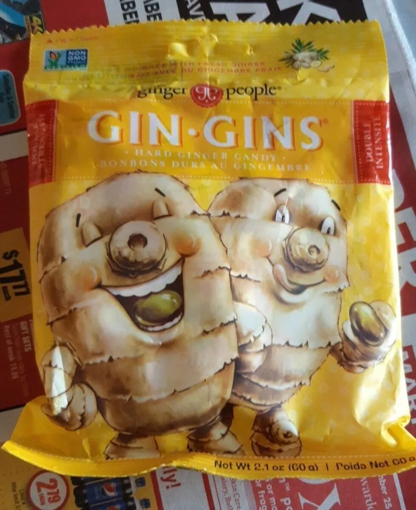Gin hard ginger candy