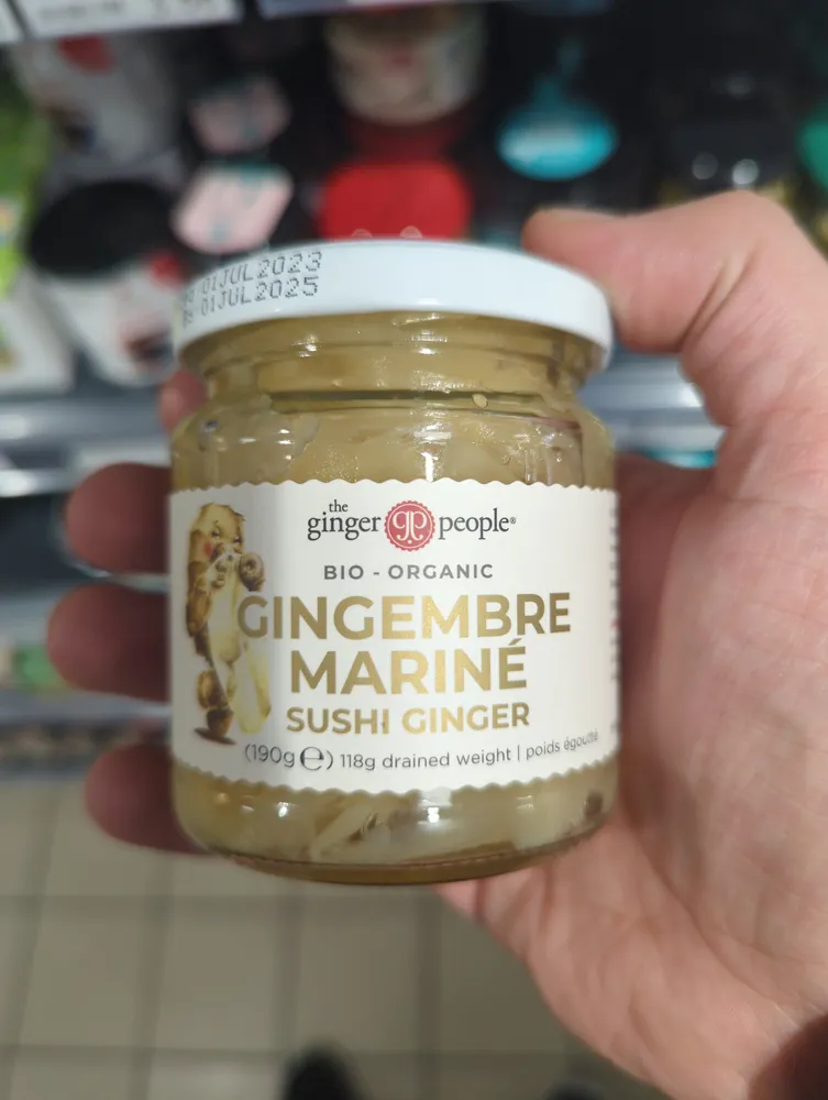 Gingembre emincé