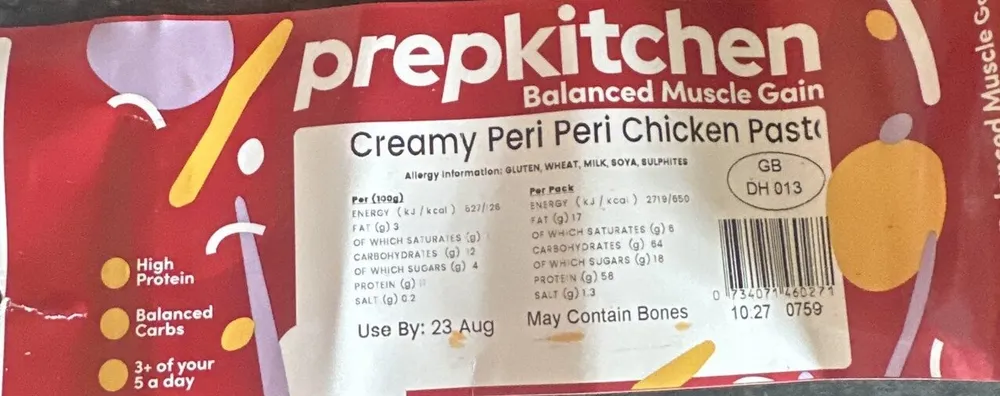 Peri Peri Chicken Pasta